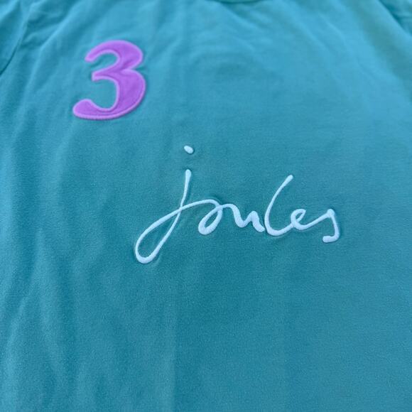 Joules Women's Polo Shirt XL Mint Green Equestrian Style - Picture 3 of 5